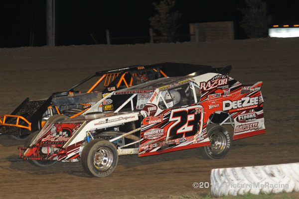 IMCA Sport Modified Winner is: #23jr, Nick Roberts, Des Moines, IA. Photo by PictureMeRacing.com