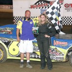 EAST MOLINE, IL (September 2, 2012) – Gade Crowned First Female Track Champion at the Quad City Speedway