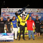 Wallace Captures DIRTcar Summit Racing Equipment Checkered Flag at Spoon River Speedway