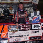 Babb Captures Fourth Win of 2013 DIRTcar Summer Nationals “Hell Tour” at Tri-State Speedway