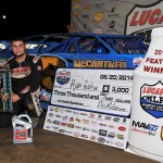 Gustin Rolls in Lucas Oil MLRA Stop at Humboldt Speedway