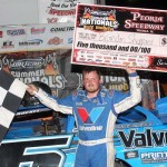 Defending Champ Sheppard Captures First Victory of 2014 DIRTcar Summer Nationals at Peoria Speedway