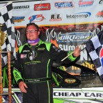 Feger Wins DIRTcar Summer Nationals Thriller at Spoon River Speedway