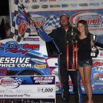 Harrison Scores Fourth Win of 2014 DIRTcar Summit Racing Equipment Modified Nationals Victory at Belle-Claire Speedway