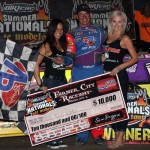 Moyer Outlast Rain for Fifth Win of 2014 DIRTcar Summer Nationals Season at Farmer City Raceway