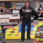 Birkhofer Outduels Moyer for First Victory of 2014 DIRTcar Summer Nationals Season at Federated Auto Parts Raceway at I-55