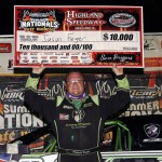 Feger Passes Moyer at Highland Speedway, Earns Third DIRTcar Summer Nationals Victory of the Season