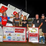 Riley Goodno Claims First Ever Sprint Invaders Victory at Eldon Raceway!